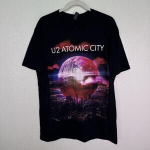 U2 Atomic City Shirt Mens Large Live At Sphere Las Vegas Tour Graphic Tee Tshirt